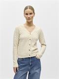 OBJNOA L/S V-NECK KNIT CARDIGAN NOOS birch