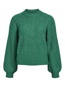 OBJNOVA STELLA CABLE KNIT PULLOVER NOOS lush meadow