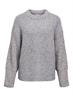 OBJODILE L/S LO KNIT PULLOVER 147 medium grey melange