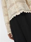 OBJORELLA L/S KNIT CARDIGAN NOOS sandshell