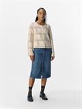 OBJORELLA L/S KNIT CARDIGAN NOOS sandshell