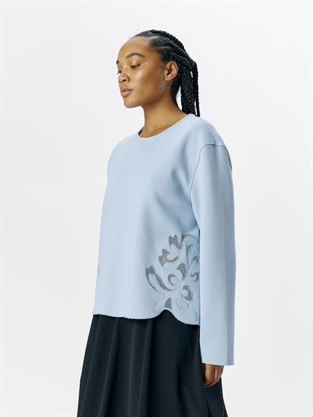 OBJPAOLA RE L/S SWEAT TOP 137 kentucky blue