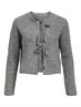 OBJPARVI KNIT CARDIGAN NOOS medium grey melange