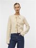 OBJPARVI KNIT CARDIGAN NOOS sandshell