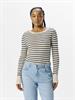 OBJPOLINA RE L/S KNIT PULLOVER 137 sandshell