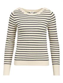 OBJPOLINA RE L/S KNIT PULLOVER 137 sandshell