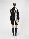 OBJRAY L/S KNIT ROLLNECK DRESS AOP NOOS black3