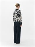 OBJRAY LO L/S KNIT PULLOVER AOP NOOS black3