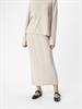OBJREYNARD HW CABLE KNIT SKIRT DIV silver gray