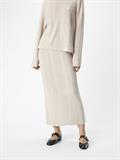 OBJREYNARD HW CABLE KNIT SKIRT DIV silver gray