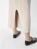 OBJREYNARD HW CABLE KNIT SKIRT DIV silver gray