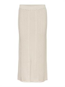 OBJREYNARD HW CABLE KNIT SKIRT DIV silver gray
