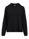 OBJREYNARD L/S LO KNIT HOODIE DIV black