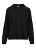 OBJREYNARD L/S LO KNIT HOODIE DIV black