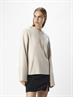 OBJREYNARD L/S LO KNIT HOODIE DIV silver gray