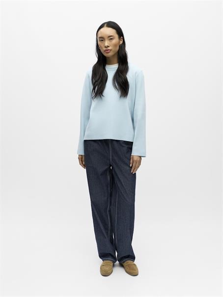 OBJREYNARD O-NECK PULLOVER NOOS winter sky