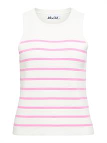 OBJREYNARD S/L RE KNIT TANK 145 ND cloud dancer