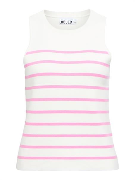 OBJREYNARD S/L RE KNIT TANK 145 ND cloud dancer