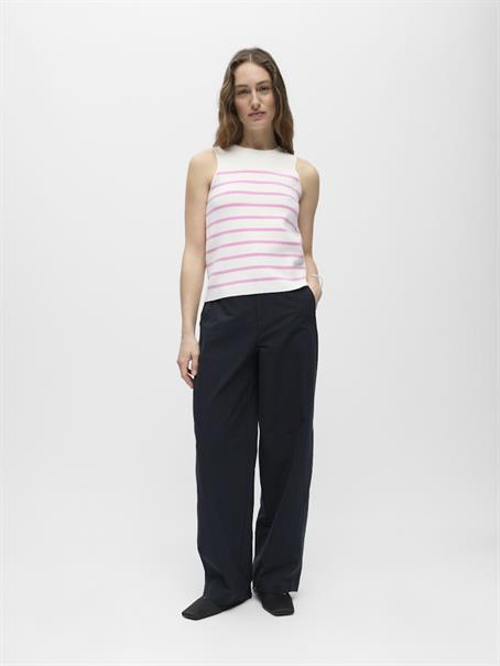 OBJREYNARD S/L RE KNIT TANK 145 ND cloud dancer