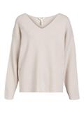 OBJREYNARD V-NECK PULLOVER NOOS silver gray