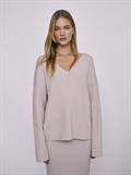 OBJREYNARD V-NECK PULLOVER NOOS silver gray