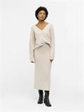 OBJREYNARD V-NECK PULLOVER NOOS silver gray