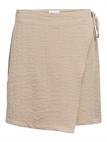 OBJRINI MW SHORT WRAP SKIRT DIV desert taupe