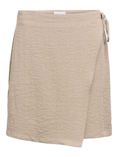 OBJRINI MW SHORT WRAP SKIRT DIV desert taupe