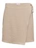 OBJRINI MW SHORT WRAP SKIRT DIV desert taupe