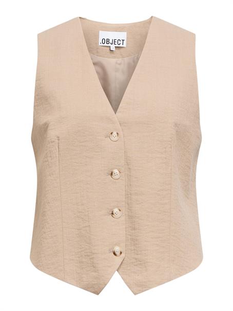 OBJRINI RE WAISTCOAT NOOS desert taupe