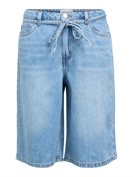 OBJROSIE MW LO DENIM LONG SHORTS NOOS light blue denim