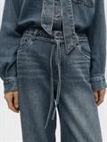 OBJROSIE MW WIDE JEANS NOOS medium blue denim