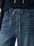 OBJROSIE MW WIDE JEANS NOOS medium blue denim