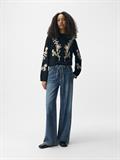 OBJROSIE MW WIDE JEANS NOOS medium blue denim