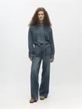 OBJROSIE MW WIDE JEANS NOOS medium blue denim