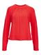 OBJSADIE L/S RE PULLOVER E AW FAIR 24 flame scarlet