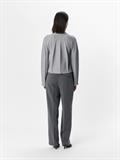 OBJSADIE L/S RE PULLOVER E AW FAIR 24 light grey melange