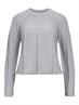 OBJSADIE L/S RE PULLOVER E AW FAIR 24 light grey melange