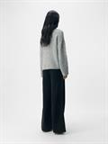 OBJSAGGIA LS LO PULLOVER NOOS medium grey melange