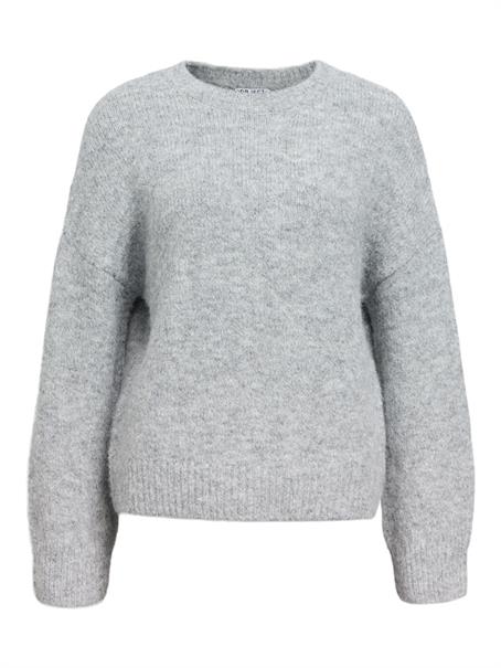 OBJSAGGIA LS LO PULLOVER NOOS medium grey melange