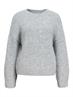 OBJSAGGIA LS LO PULLOVER NOOS medium grey melange