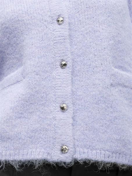 OBJSAGGIA RE L/S KNIT CARDIGAN NOOS baby lavender