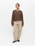 OBJSAGGIA RE L/S KNIT CARDIGAN NOOS carafe