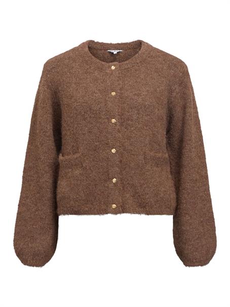 OBJSAGGIA RE L/S KNIT CARDIGAN NOOS carafe