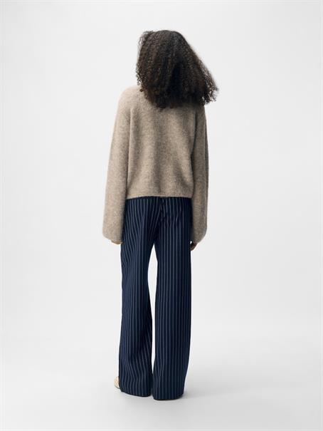 OBJSAGGIA RE L/S KNIT CARDIGAN NOOS humus