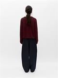 OBJSAGGIA RE L/S KNIT CARDIGAN NOOS windsor wine
