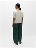 OBJSANNE 2/4 LO V-NECK TOP NOOS sandshell