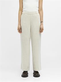 OBJSANNE ALINE WIDE PANT NOOS sandshell