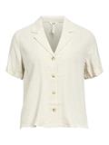 OBJSANNE S/S RE SHIRT NOOS sandshell