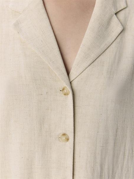 OBJSANNE S/S RE SHIRT NOOS sandshell